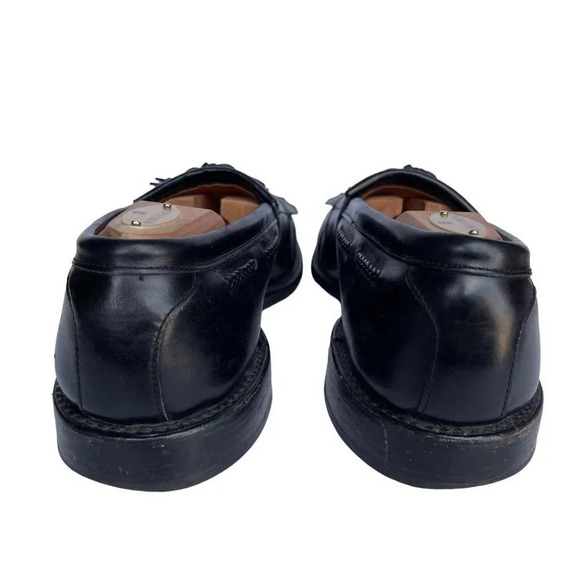 Allen Edmonds CODY Black Leather Kiltie Tassel Woven Loafers US Made Size 9 D - Picture 4 of 8